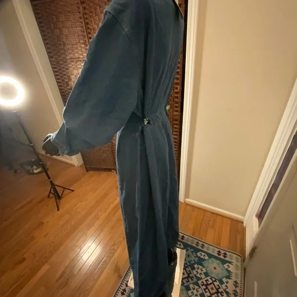 Ursime Denim Maxi Dress - Picture 6 of 9